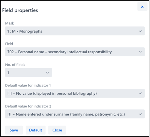 Field properties