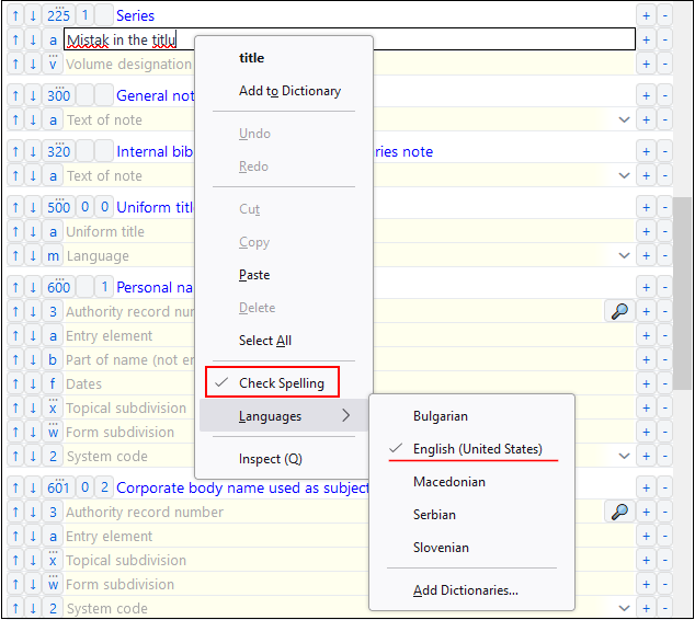 Spell-checking in the Firefox browser