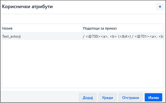 Кориснички атрибути