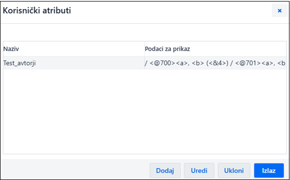 Korisnički atributi