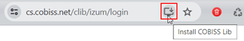 Instalacija COBISS Lib kao aplikacije