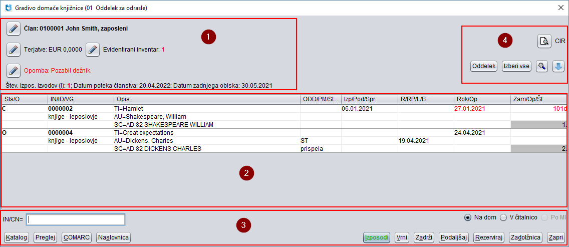Prozor Građa domaće biblioteke Prozor Građa domaće biblioteke